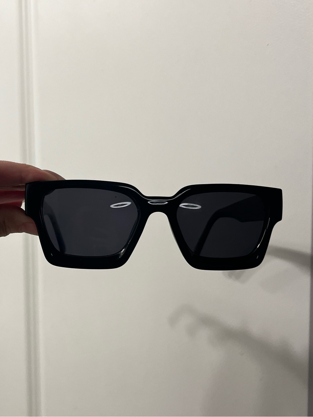 Anthropologie Black Square Sunglasses